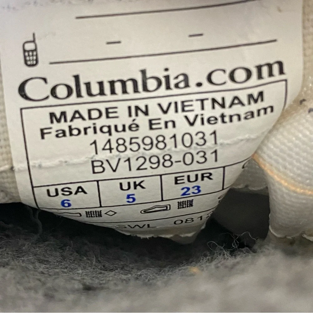 Columbia Powderbug Plus 2 Snow Boot Toddler 6 Black Waterproof Insulated NEW